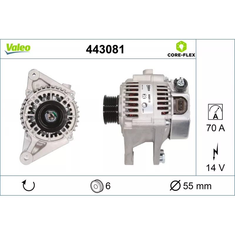 Alternateur VALEO 443081