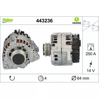 Alternateur VALEO 443236