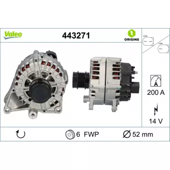Alternateur VALEO 443271