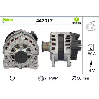 Alternateur VALEO 443312