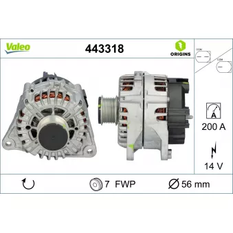 Alternateur VALEO 443318