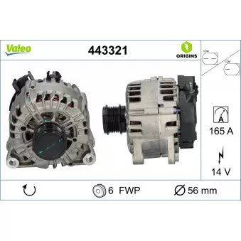 Alternateur VALEO 443321