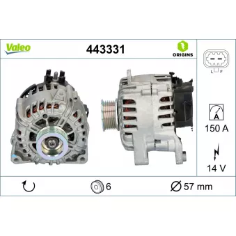 Alternateur VALEO 443331