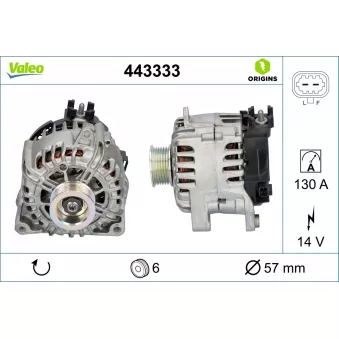 Alternateur VALEO 443333