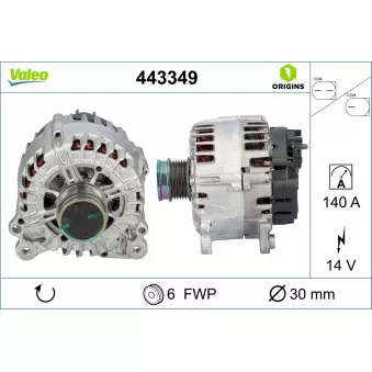 Alternateur VALEO 443349