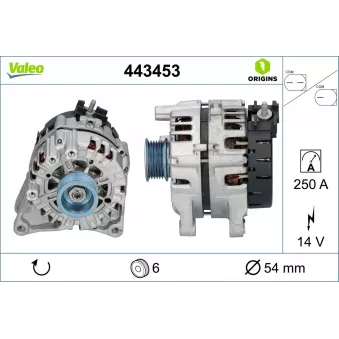 Alternateur VALEO 443453