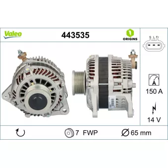 Alternateur VALEO 443535
