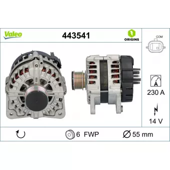 Alternateur VALEO 443541