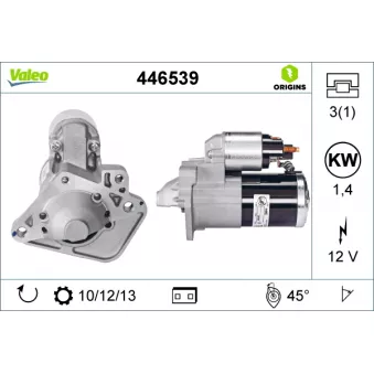 Démarreur VALEO 446539