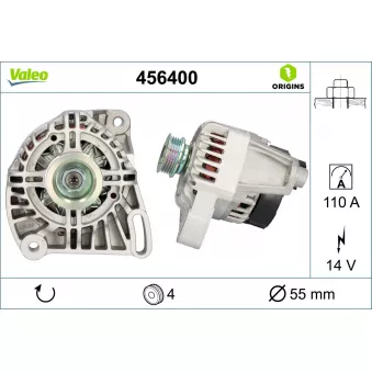 Alternateur VALEO 456400