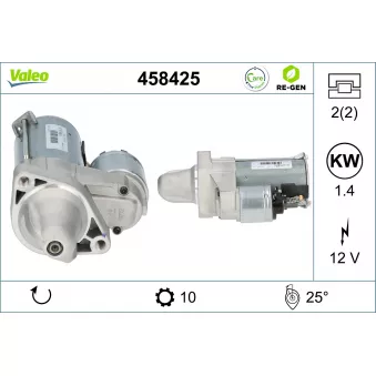 Démarreur VALEO 458425