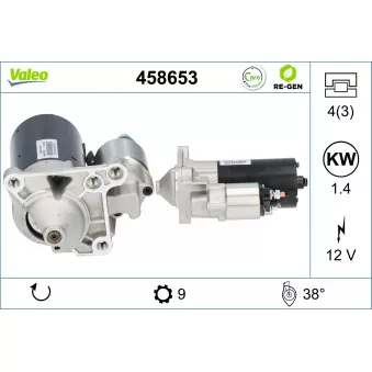 Démarreur VALEO 458653