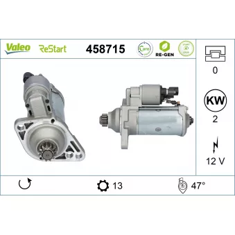 Démarreur VALEO 458715
