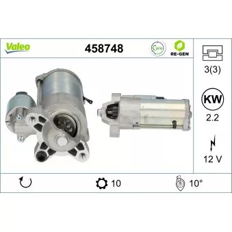 Démarreur VALEO 458748