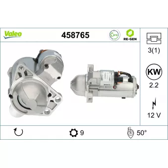 Démarreur VALEO 458765