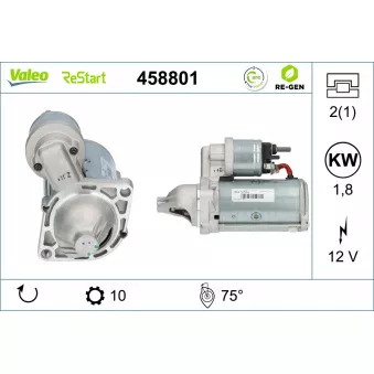 Démarreur VALEO 458801