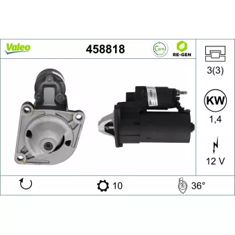 Démarreur VALEO 458818