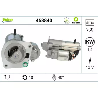 Démarreur VALEO 458840