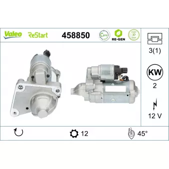 Démarreur VALEO 458850