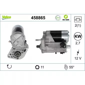 Démarreur VALEO 458865