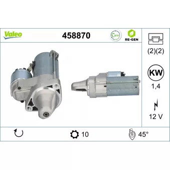 Démarreur VALEO 458870