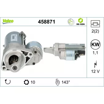 Démarreur VALEO 458871