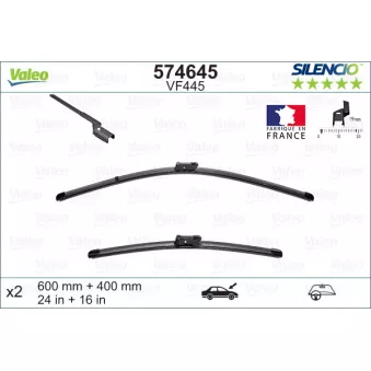 Kit balais d'essuie-glace VALEO 574645