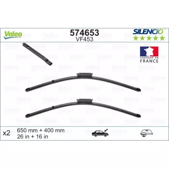 Kit balais d'essuie-glace VALEO 574653