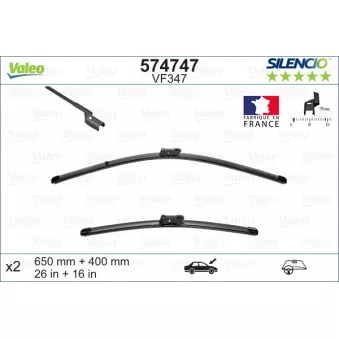 Kit balais d'essuie-glace VALEO 574747