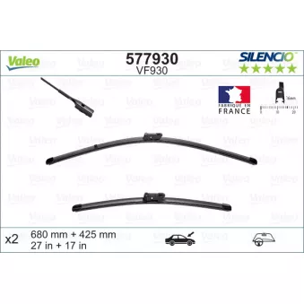 Kit balais d'essuie-glace VALEO 577930