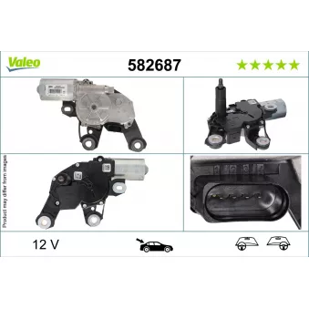 Moteur d'essuie-glace VALEO 582687