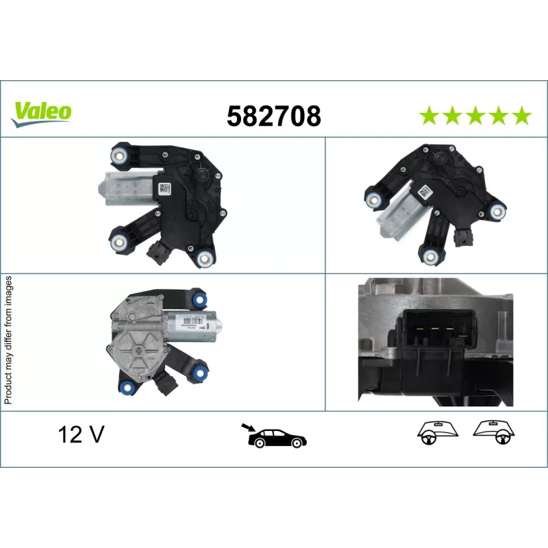 Moteur d'essuie-glace VALEO 582708