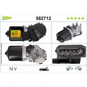 Moteur d'essuie-glace VALEO 582712
