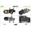 Moteur d'essuie-glace VALEO 582757 - Visuel 1