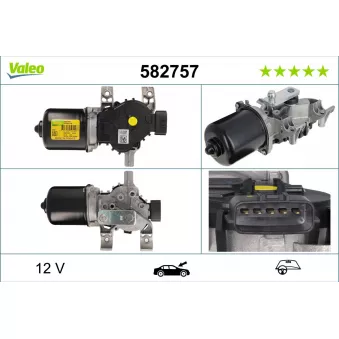 Moteur d'essuie-glace VALEO 582757