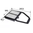 Filtre à air VALEO 585225 - Visuel 1