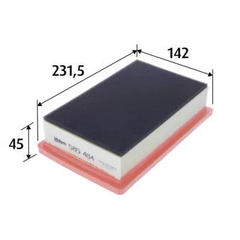 Filtre à air VALEO 585484