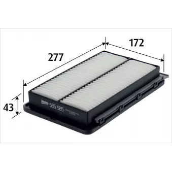 Filtre à air VALEO 585585
