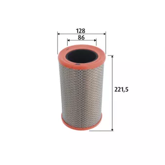 Filtre à air VALEO 585755