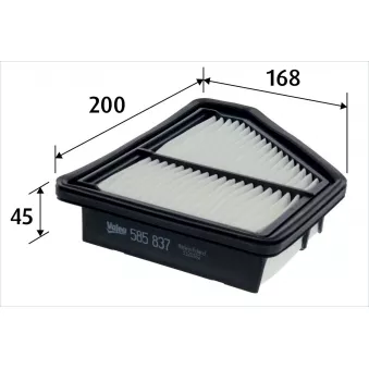 Filtre à air VALEO 585837