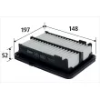 Filtre à air VALEO 585860 - Visuel 1