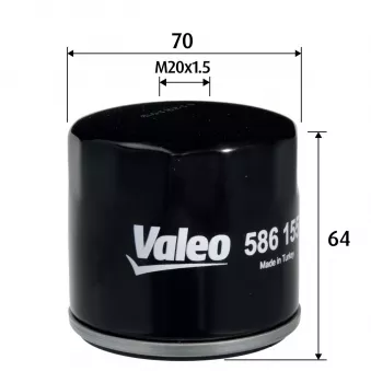 Filtre à huile VALEO 586155