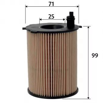 Filtre à huile VALEO 586665