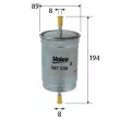 Filtre à carburant VALEO 587038 - Visuel 1