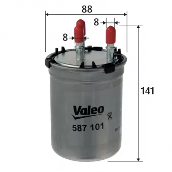 Filtre à carburant VALEO 587101