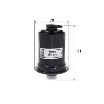 Filtre à carburant VALEO 587219