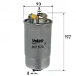 Filtre à carburant VALEO 587570 - Visuel 1