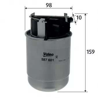 Filtre à carburant VALEO 587601
