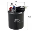 Filtre à carburant VALEO 587612 - Visuel 1