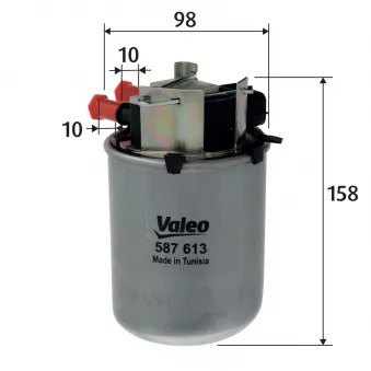Filtre à carburant VALEO 587613